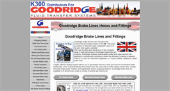 Desktop Screenshot of goodridge.brakes-hoses-fittings.co.uk